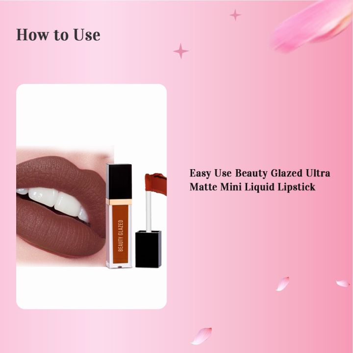 Beauty%20Glazed%20Ultra%20Matte%20Mini%20Liquid%20Lipstick%20118%20-%20Image%204