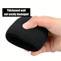 4PCS Microphone Foam Cover,Black & Red Handheld Stage Microphone Windshield Foam Cover For Studio Interview Microphone Cover Kar. 