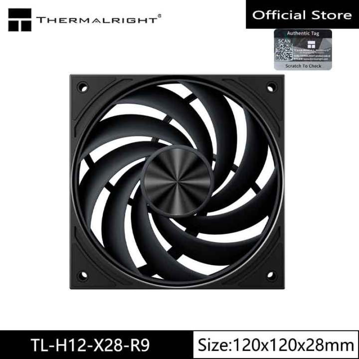 Thermalright TL-H12-X28-R9/R7 Computer case air cooling fan,high performance/LCP noise reduction CPU cooling fan