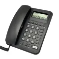 KX T2027CID Corded Phone, Landline Phone with LCD Display Desktop Phone for Home Office Hotel, Telephones Landline Corded with Semi Handsfree Call, Caller ID, 24 Ringtones(White, Black). 