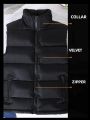 White Vest Jacket Men Slim Fit Stand Collar Sleeveless Puffer Jackets Spring Autumn Casual Waistcoat Men Warm Coat 2023 Trends.