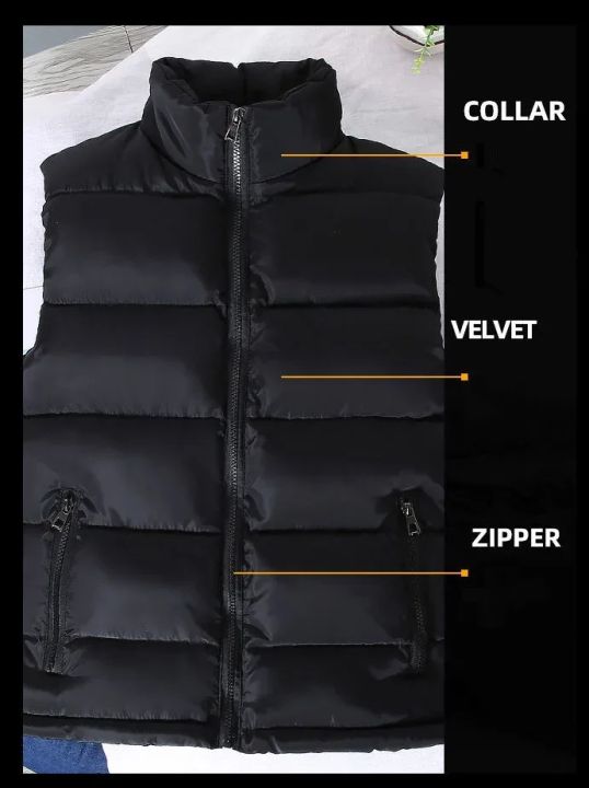 White%20Vest%20Jacket%20Men%20Slim%20Fit%20Stand%20Collar%20Sleeveless%20Puffer%20Jackets%20Spring%20Autumn%20Casual%20Waistcoat%20Men%20Warm%20Coat%202023%20Trends%20-%20Image%206