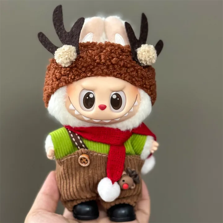 Doll%20Clothes%20For%2015-17CM%20Labubu%20Clothing%20Merry%20Christmas%20Hat%20Scarf%20Elk%20Snowman%20Set%20Mini%20Plush%20Doll%20Accessory%20New%20Year%20Dress%20%20-%20Image%206