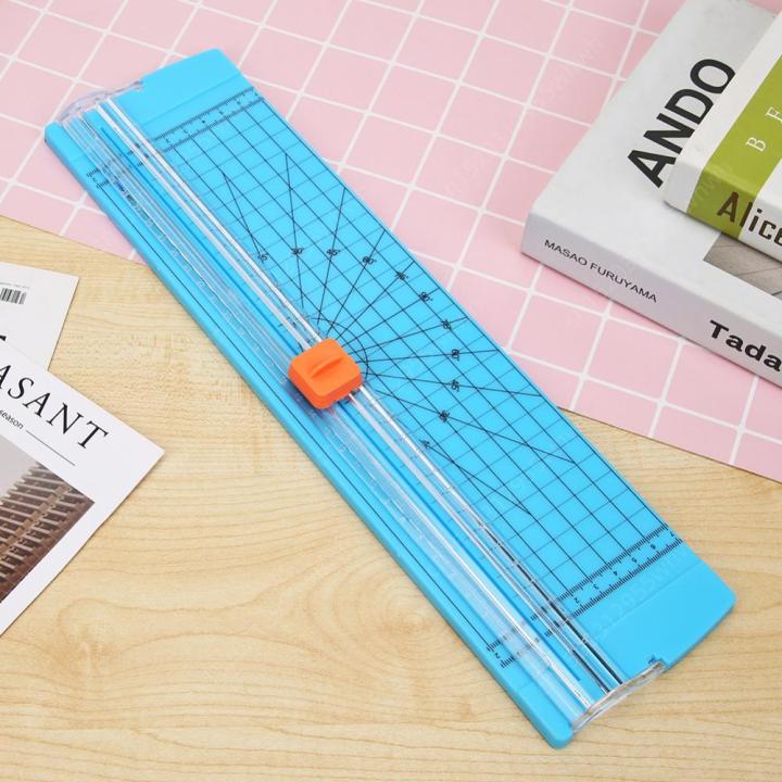 Guilottine Ruler A4/A5 Paper Cutting Guillotine Paper Cutter with Pull-out Ruler for ...