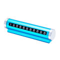Metal Car Temporary Parking Card Universal Rotate Phone Number Plate Aluminum Stickers Park Stop in Car-styling Auto Accessories. 