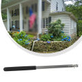 1.6M Telescopic Stainless Steel Carp Flagpole For Banner Flag Collapsable Pole Guide Pole Windsock Extendable Pole Pointer Use. 