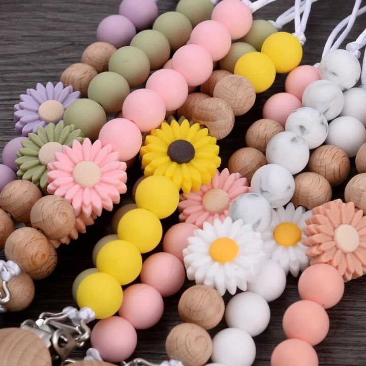 Baby%20Beech%20Wood%20Pacifier%20Silicone%20Flower%20Beaded%20Nipple%20Clips%20For%20Soother%20Pacifier%20Holder%20Chain%20Nursing%20Toy%20Shower%20Gift%20-%20Image%203