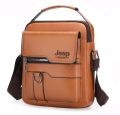 Mens messenger bag shoulder bag Business mens casual pu leather messenger bag. 