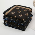 3/6Pcs Men's Pure Cotton Printed Handkerchief Thin Water-absorbing Sweat-wiping Classic Old-fashioned Going Out Portable 43cm. 