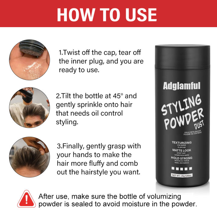 Adglamful%20Volumizing%20Powder%2025g%20Travel%20Size%20Business%20Style%20Unisex%20Oil-Control%20Volumizing%20Natural%20and%20Refreshing%20-%20Image%205