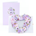 Violets Flower Greeting Card Gifts For Love Beautiful Florid Card With Envelope Valentines Greetings Card Birthday Presents Card. 
