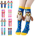 Cartoon Dog Rabbit Girls Boys Stockings Funny Penguin 3D Kids Socks Party Festival Children Long Socks Knee-high Socks.
