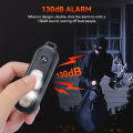 Awapow Self Defense Alarm for Woman 130dB Personal Safety Alarm With LED Light Recharge Emergency Anti-Attack For Older / Child. 