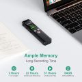 64GB Digital Voice Recorder Voice Activated Audio Recorder for Lectures Meetings - MECHEN 1536Kbps Small Rechargeable Dictaphone.