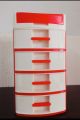 Plastic Material Mini Organizer 4 compartment (1 PCS).