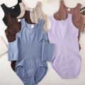 New Bodysuit Shapewear with Zipper Belt Women Tummy Control Fajas Body Shaper Waist Trainer Slimming Cincher Corset Tops. 