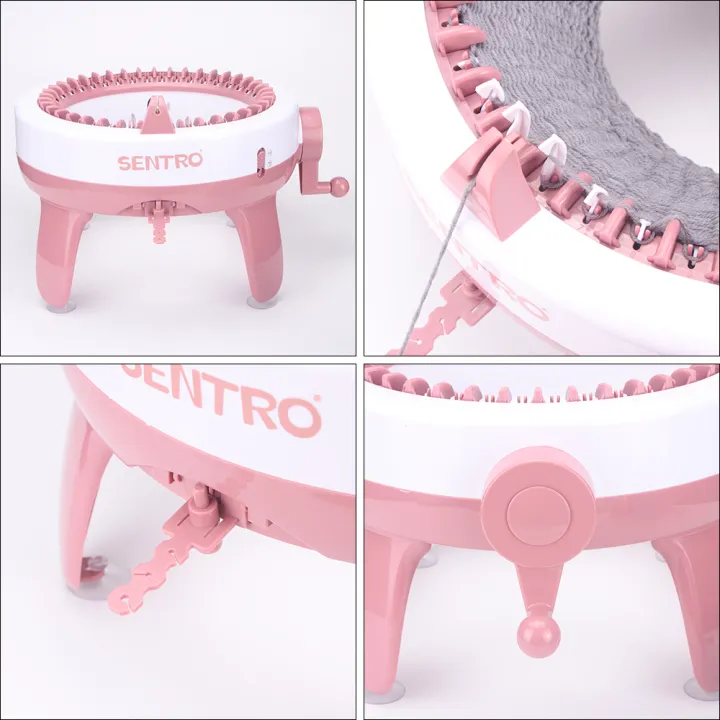 SENTRO%20Knitting%20Machine,%2040%20Needles%20Smart%20Weaving%20Loom%20Round%20Spinning%20Crochet%20Knitting%20Machines%20for%20Beginners,DIY%20Scarf%20Hat%20Sock%20-%20Image%203