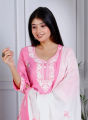 Pure Cotton Lucknowi Suit with Beautiful Work on Salwar Kameez Kurti. 