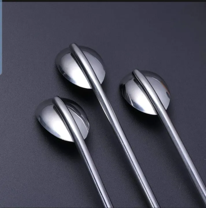 6%20Pcs/Pack%20Stainless%20Steel%20Oval%20Shape%20Metal%20Drinking%20Spoon%20Straw%20Reusable%20Straws%20Cocktail%20Spoons%20Set(Primary%20Color)%20-%20Image%206