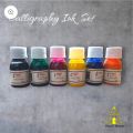 Calligraphy 6 Color Ink Set. 