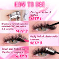 Show-Stopping Top & Bottom Lash Kit – 250/740 Cluster Shell Fluffy Volume, Mix-&-Match Lengths & Styles! Killer for Any Look. 