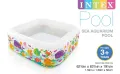 Intex Swim Center Clearview Aquarium Inflatable Pool, 62.5" X 62.5" X 19.5", for Ages 3+. 