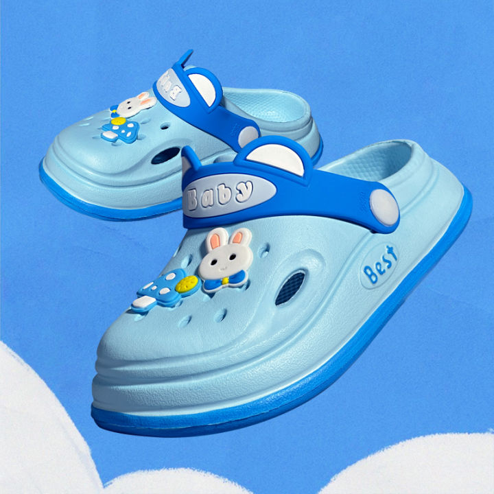 Summer%20Children's%20Clogs%20With%20Fun%20Charms%20Boys%20And%20Girls%20Lightweight%20Garden%20Shoes%20Beach%20Slippers%20Suitable%20For%20Indoor%20And%20Outdoor%20-%20Image%206
