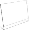 A4 Landscape acrylic Leaflet brochure holder for desktop. 