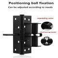 Multifunctional Door Closer Automatic Closing Hinge Buffer Invisible Door Spring Hinge 90 Degree Right Angle Positioning Hinge.
