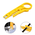 New Mini Portable Wire Stripper Cutter Impact Punch Down Tool Blade for Network Wire Cable Line Tool Wire Stripper Knife. 
