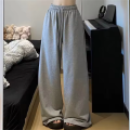 Women Harajuku Wide Leg Sweatpants 2025 Spring Fall Solid Fashion Sport Pant Female Casual Oversize Clothes Lady Baggy Trousers.