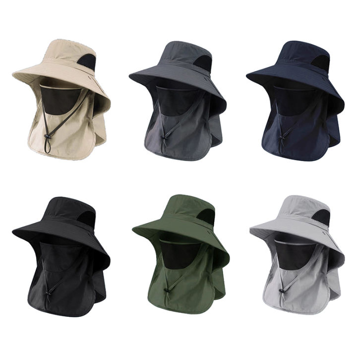 Summer%20Sun%20Hats%20UV%20Protection%20Outdoor%20Hunting%20Fishing%20Cap%20For%20Men%20Women%20Hiking%20Camping%20Visor%20Bucket%20Hat%20Neck%20Flap%20Fisherman%20Hat%20-%20Image%206