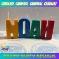 Birthday Party - Unique Letters Candles - Cake toppers - Birthday Candle - Cake Decorations - Custom candle - Baby shower Name Candles. 