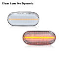 For VW Golf 3 4 MK3 MK4 Passat 3BG Polo 6N 9N Bora Vento Dynamic Side Marker Turn Signal Sequential Blinker Light.