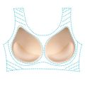 Soft Removable Push Up Breast Enhancer Foam Sponge Pads Chest Cups For Women Swimwear Bikini And Daily Bra Inserts Bra Pads. 
