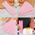 Cake Icing Scaper 3pcs set / 4pcs ser icing comb. 