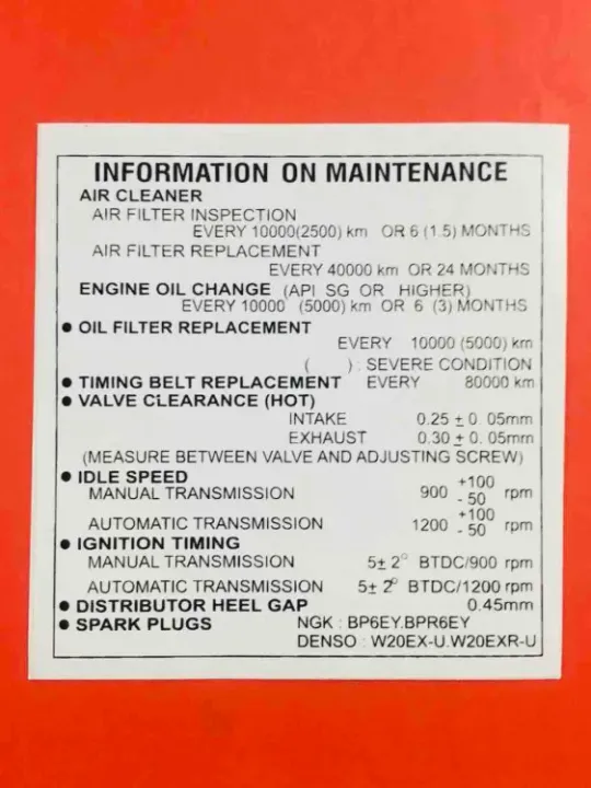 Engine Room Sticker Car Engine room bonnet sticker 01 pc | Daraz.pk
