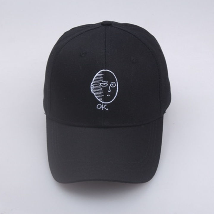 Anime%20Cartoon%20One%20Punch%20Man%20Saitama%20Baseball%20Hat%20Embroidered%20Adjustable%20Unisex%20Accessories%20OK%20Cap%20Outdoor%20Hats%20Party%20-%20Image%206