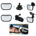 2 in 1 Safety Car Back Seat Baby View Mirror Suction Clip-On Adjustable Baby Rear Convex Mirror Car Baby Kids Monitor.