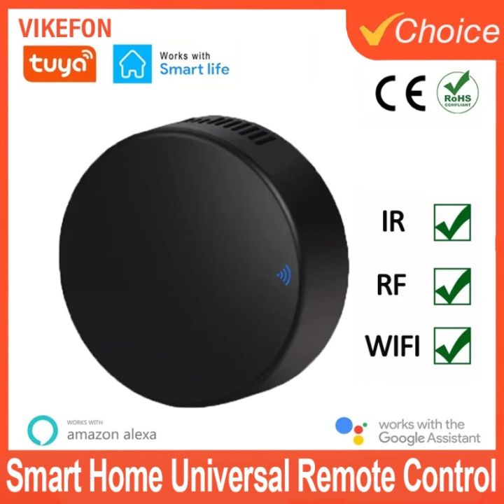 Tuya WiFi RF IR Remote Control 433MHz/315MHz For Smart Home Via Smart Life for Air Conditioner ALL TV Support Alexa,  Home