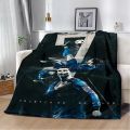 Football CR7 Printed Blanket Picnic Blankets Warm Blanket Soft and R-Ronaldos Comfortable Blanket Home Travel Birthday Gift. 