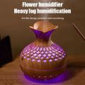Wood Grain Mini Vase Air Humidifier USB Electric Ultrasonic Water Aroma Essential Oil Diffuser Home Room Fragrance Air Purifier. 