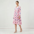 Sodai Mart New Collection Skin Print Soft Batter Silk One Piece Gwon for Women Premium Quality. 