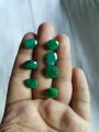 Pack of 2 Stones: 100% Original Natural Emerald (Zamurd) 5 Carat & African Ruby (Yaqoot) 13 to 16 Carat Gemstones/Stones/Gemstones.. 