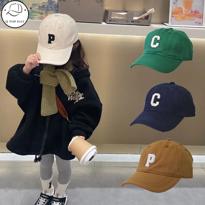 Q%20top%20hat%20baby%20cap%20letter%20B,P%20Cap%20fashion%20kids%20hat%20baby%20cap%202-12%20years%20old%20-%20Image%202