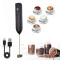 MINI Milk Frother USB Rechargeable 3 Speeds Foam Maker Coffee Whisk Mixer Electric Handle Blender Egg Beater.