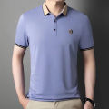Becoolman-stylish and beautiful short sleeve polo shirt with stripe tip business casual breathable comfortable fabric. 