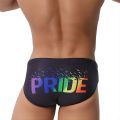  Briefs Swimming Trunks Tight Stretch Printed bathing suit men Brand Surf Summer Beach Sports Pants Push-up Men Swimwear. 
