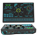 SX91 Sound Card USB Sound Mixer Professional Audio Mixing Console Amplifier For Live Sing PC Computer Laptop Cellphone.