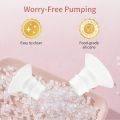 2Pcs Silicone Flanges Insert Breast Pump Accessories Wearable Pump Parts for 24mm Flange/Shield. 